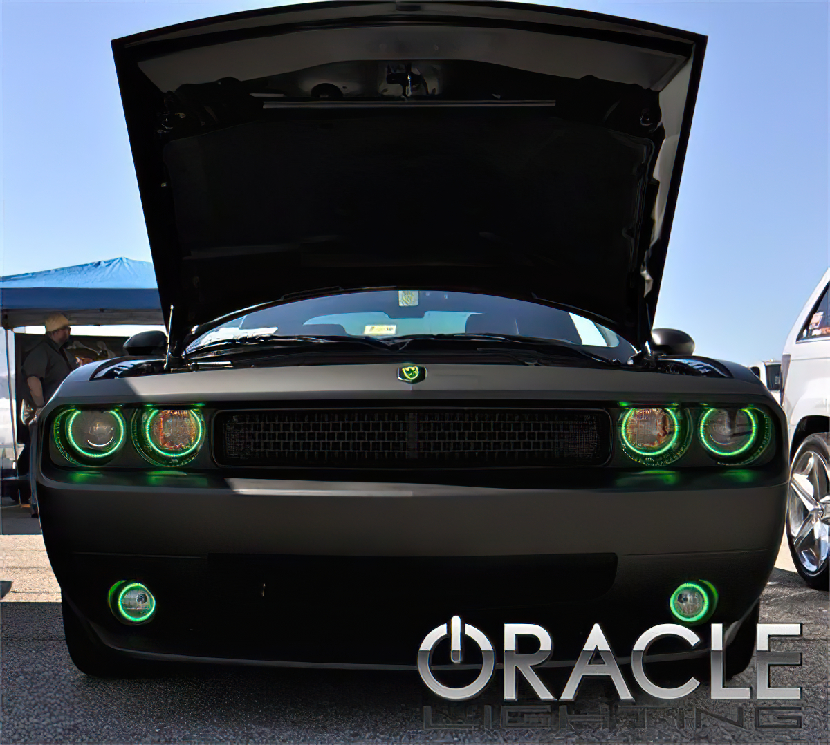 1166-333 - Dodge Challenger 2008-2014 ORACLE LED Fog Halo Kit